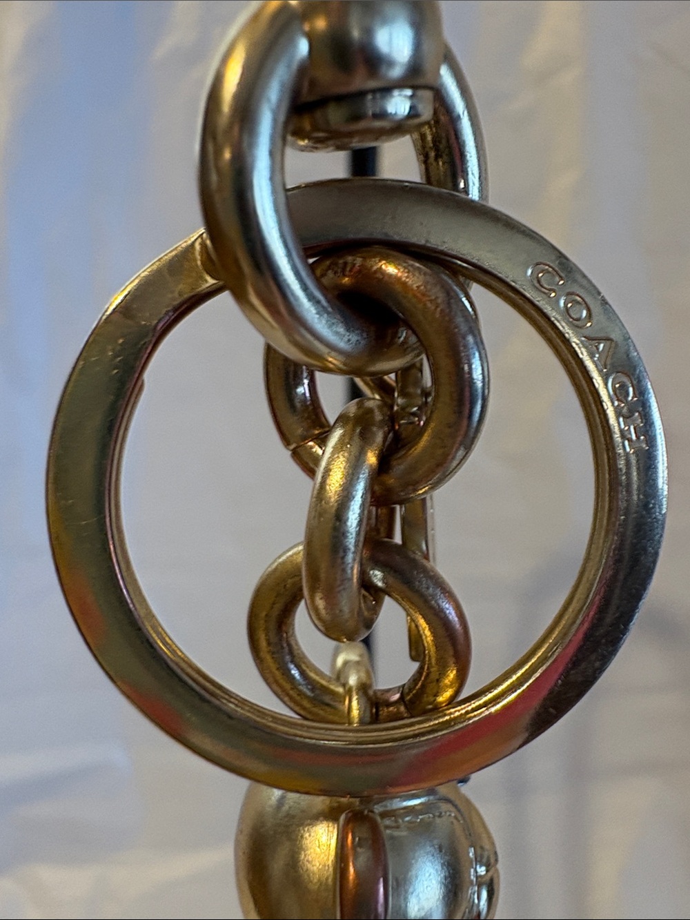 LIKE NEW Coach Bear Keychain - Picture 5 of 8